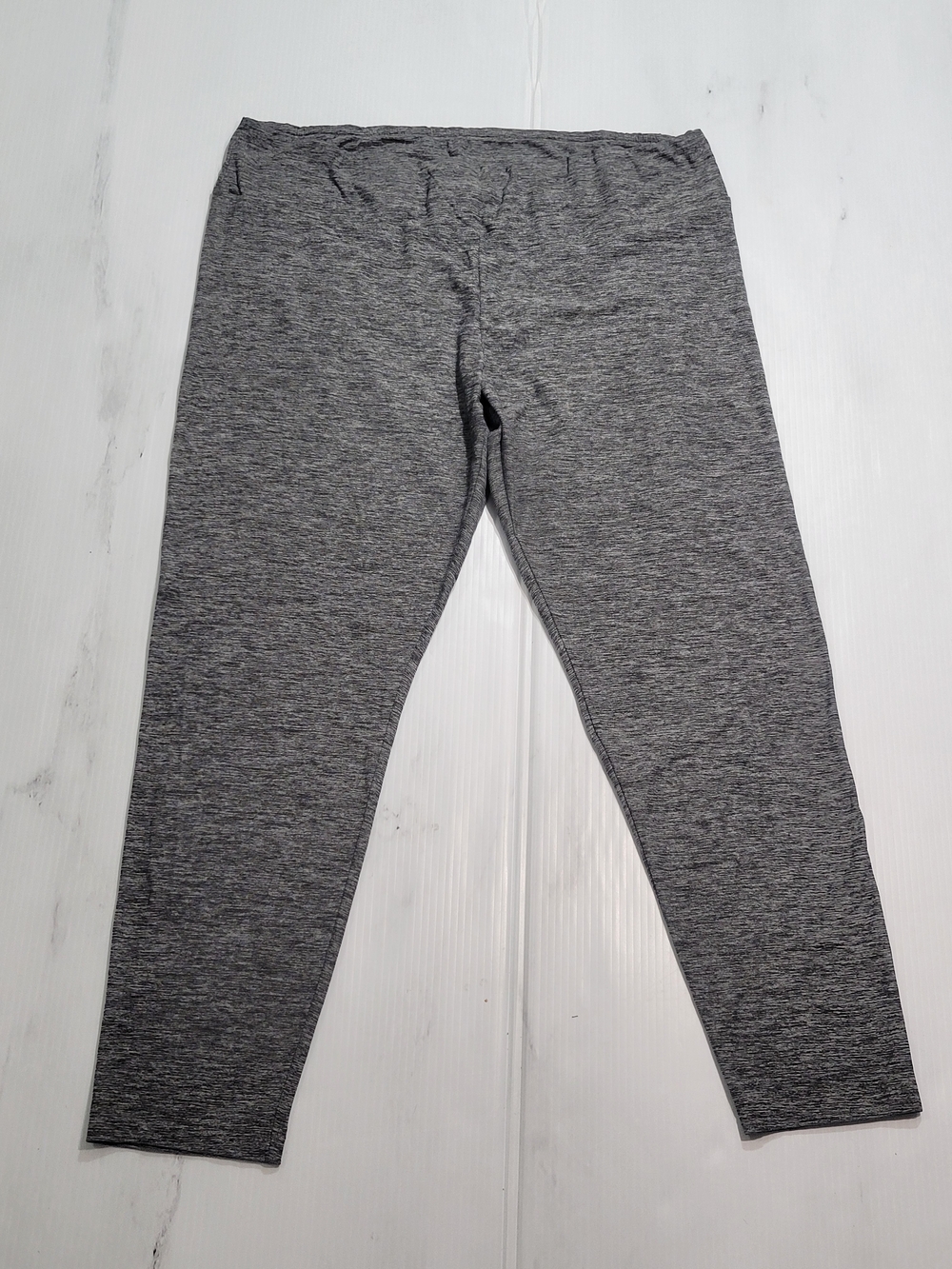 No Boundaries Heather Gray Leggings High Rise Plus Size 3XL 21 Stretchy
